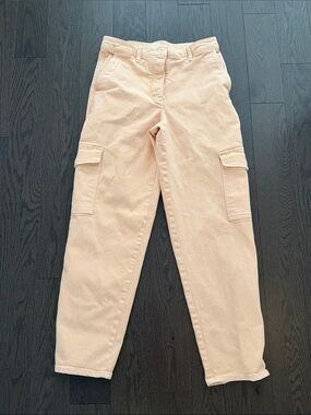 Wilfred Free tangerine denim cargo pants size 8